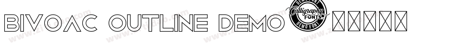 Bivoac Outline Demo字体转换
